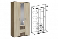 Шкаф 3-х створчатый 