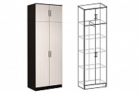 Шкаф 2-хстворчатый комбинированный  