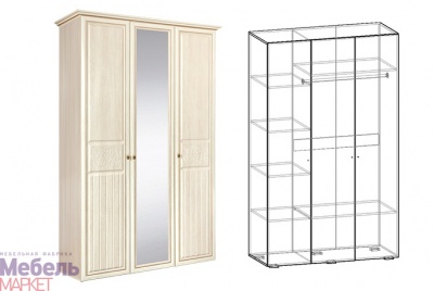 Шкаф 3-х створчатый  Цена: 21 220 р.