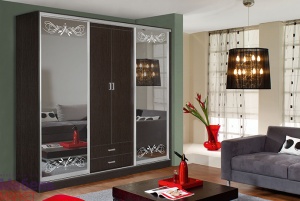 Шкафы - Купе "ЛОРД 1" (Венге)