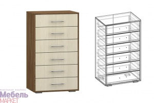 Комод высокий "Берта 1"