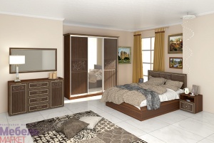 Спальня "Виктория" (Орех)
