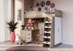 Детская кровать - чердак "СЭНДИ"