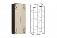 Шкаф 2-хстворчатый комбинир. Цена : 8 750 р.