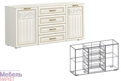 Комод комбинированный Цена : 14 610 р.