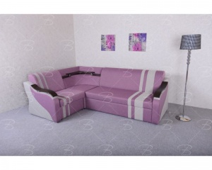 Диван угловой "Ника" с полосой