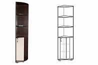 Стеллаж угловой (правый,левый) 