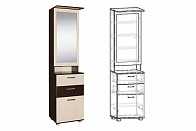 Тумба с зеркалом 