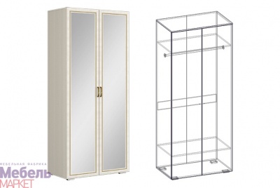 Шкаф 2-хстворчатый с зеркалом Цена : 12 240 р.