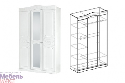 Шкаф 3-х створчатый  Цена : 18 120 р