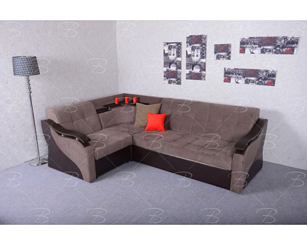 Диван угловой "Ника" стёганная 