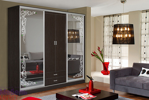 Шкафы - Купе "ЛОРД 1" (Венге)