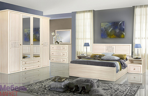 Спальня "Виктория" (Ясень Шимо)