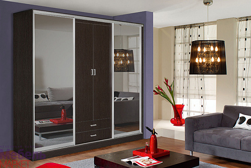 Шкафы - Купе "ЛОРД 1" (Венге)