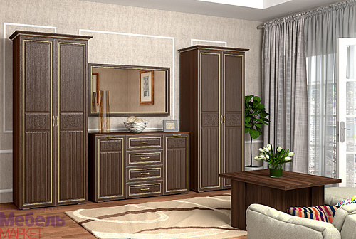 Гостиная "Виктория" (Орех)