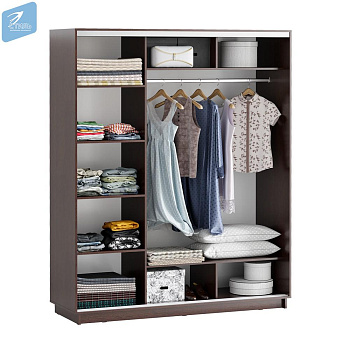 Шкаф - Купе "ЛЕО ФАСАД 1 ЗЕРКАЛО"