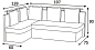Диван угловой "Уют"