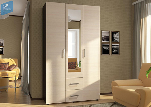 Шкаф "ЭВА 3х створчатый ШК - 019"